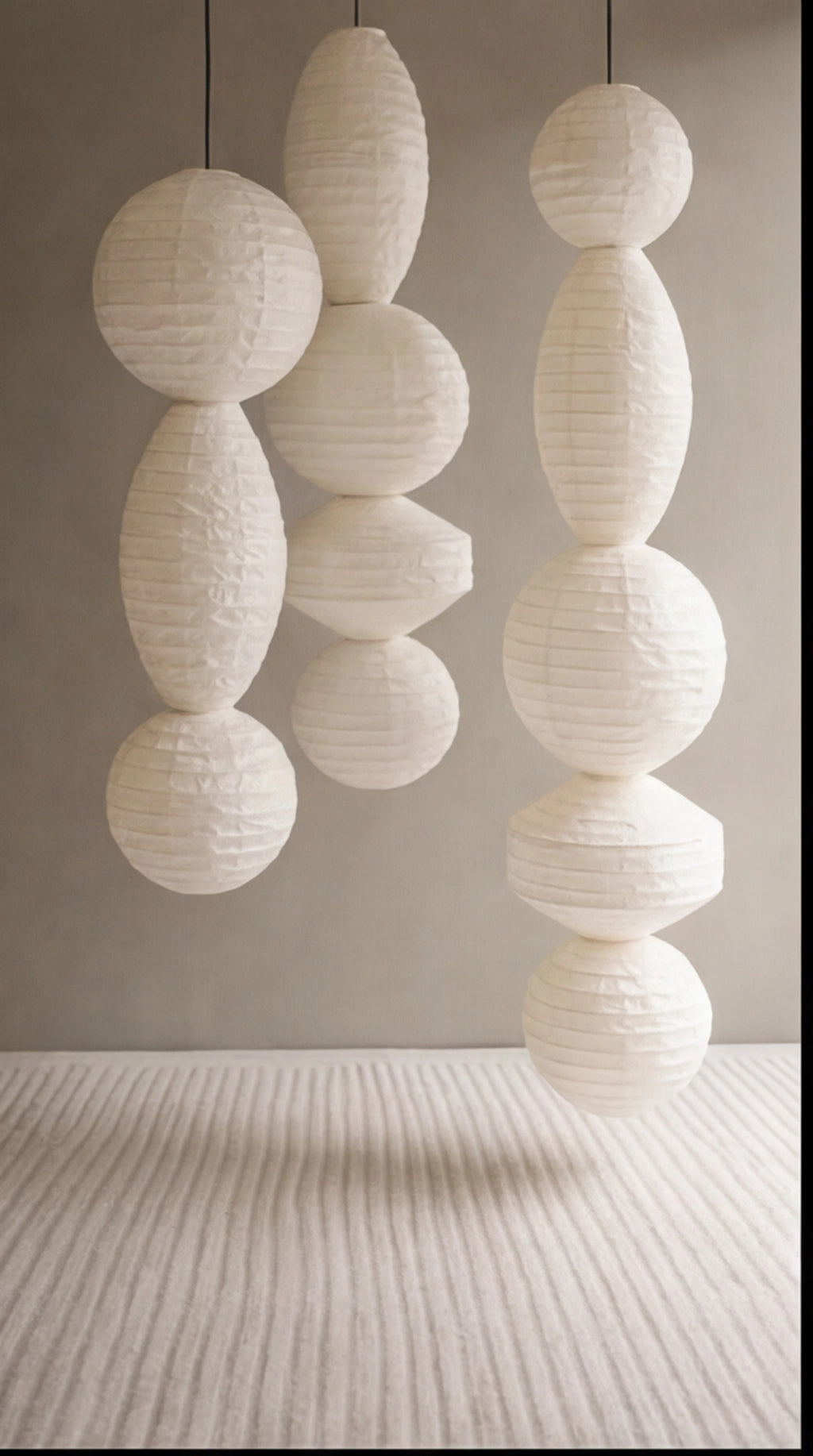 JAPANESE RICE PAPER LAMP