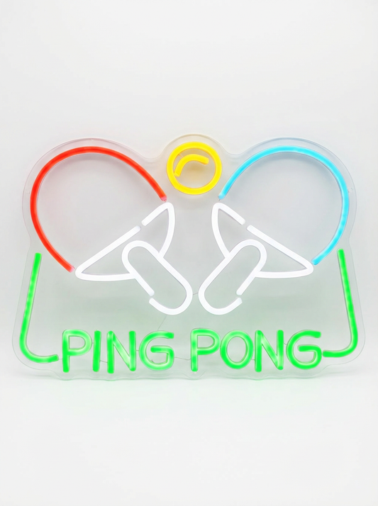 Ping Pong Neon Sign