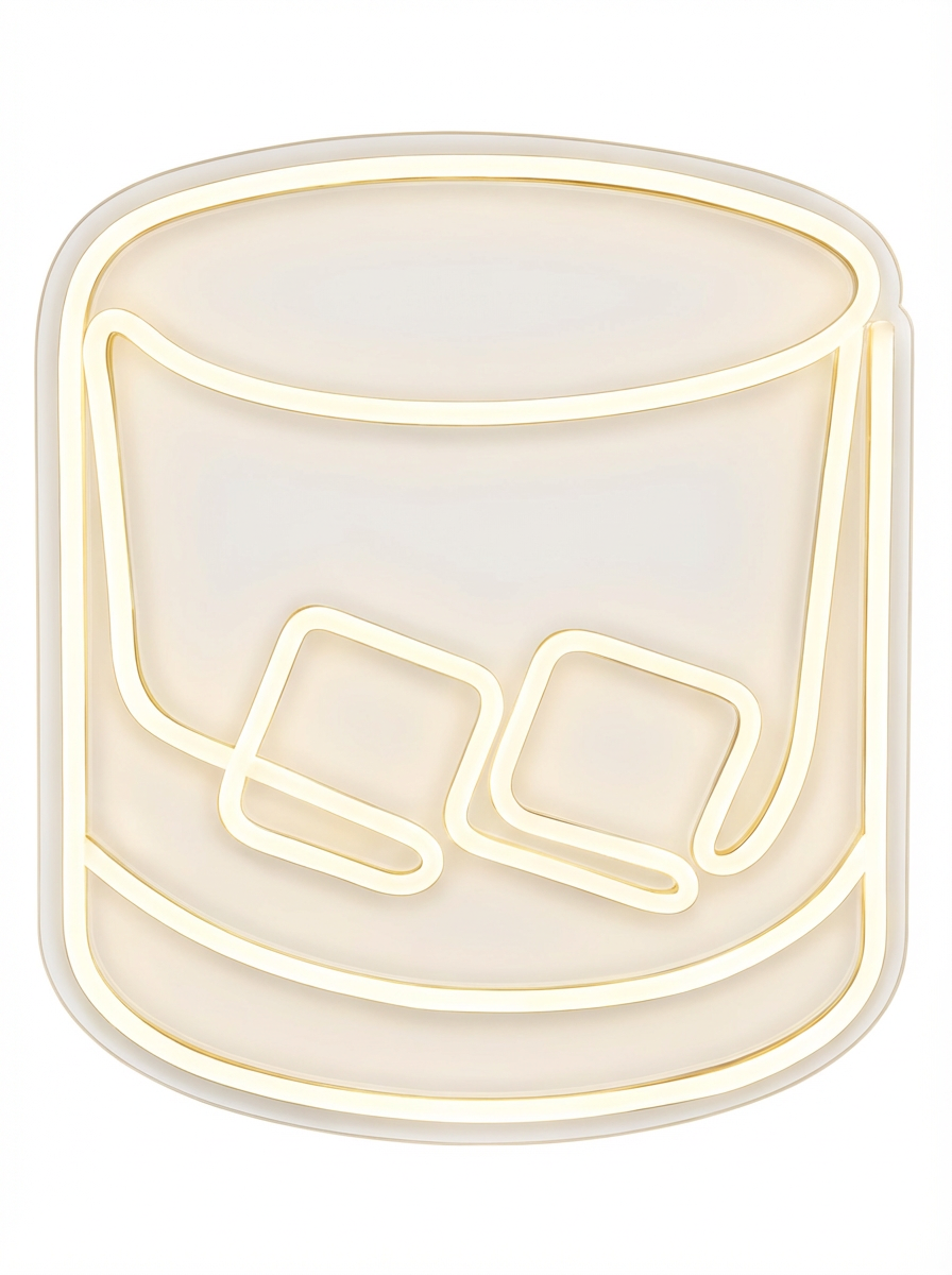 Ice Glass Neon Sign