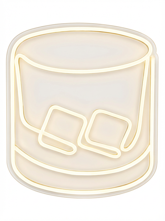 Ice Glass Neon Sign