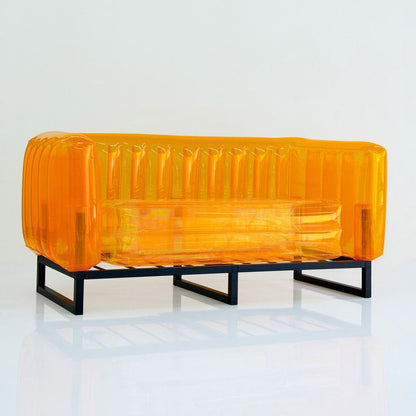 Orange Sofa — Waterproof & Ultra-Comfortable
