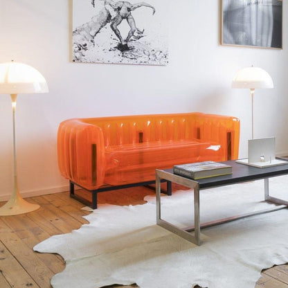 Orange Sofa — Waterproof & Ultra-Comfortable