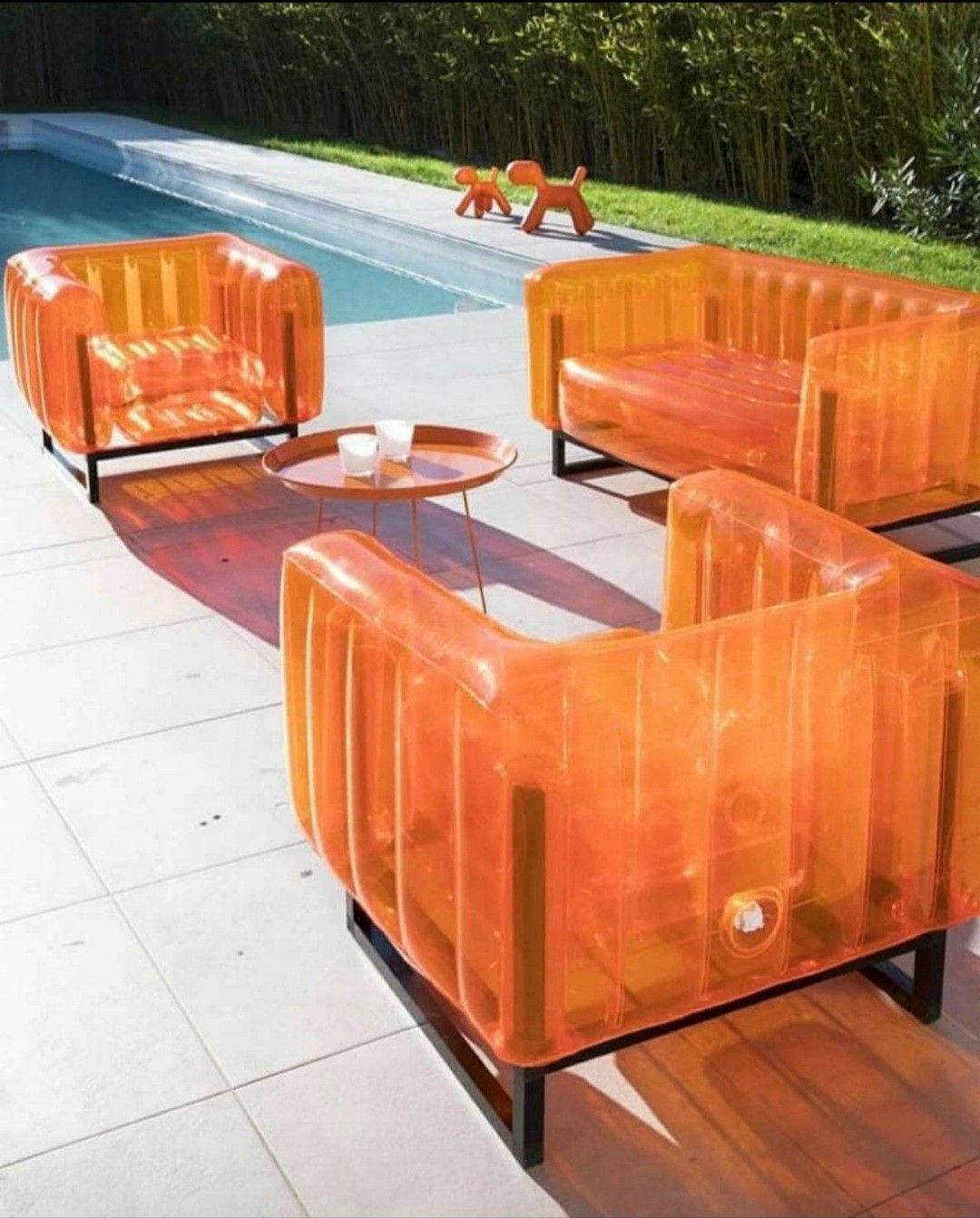 Orange Sofa — Waterproof & Ultra-Comfortable